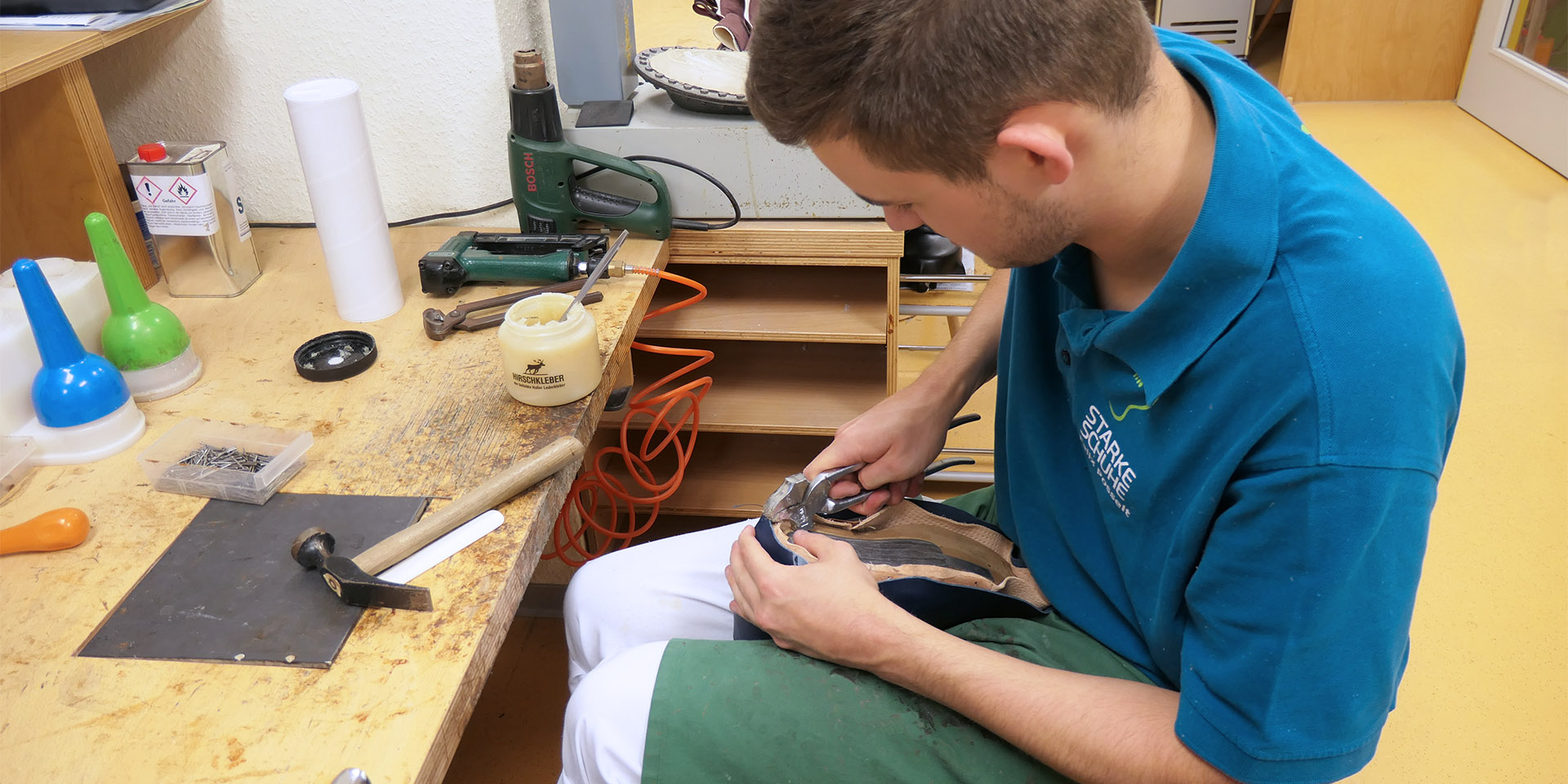 Orthopädische Werkstatt bei Starke Schuhe